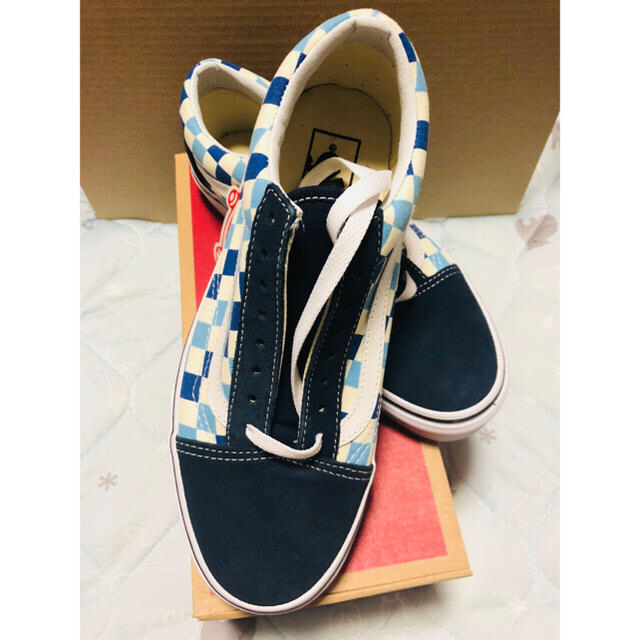 VANS(ヴァンズ)のVANS★バンズ オールドスクール チェッカーボード★ブルートパーズ★25cm レディースの靴/シューズ(スニーカー)の商品写真