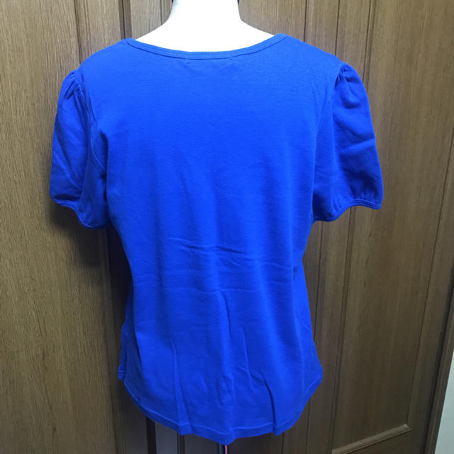 【未使用】カットソー ロイヤルブルー 3 L レディースのトップス(カットソー(半袖/袖なし))の商品写真