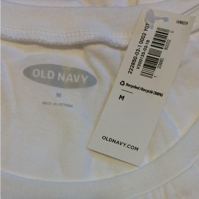 Old Navy(オールドネイビー)の2018年限定★OLD NAVY レディースMサイズ USAロゴTシャツ レディースのトップス(Tシャツ(半袖/袖なし))の商品写真