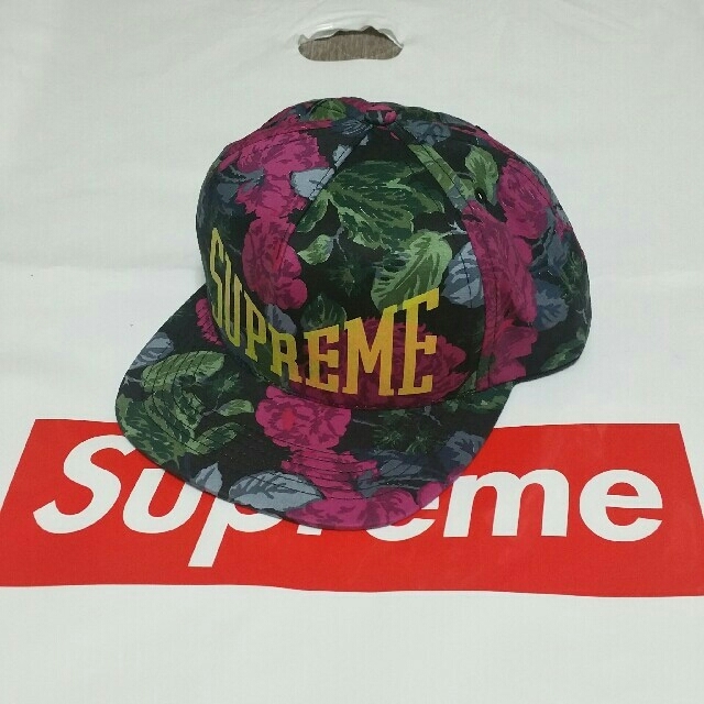 supreme floral 5-panel