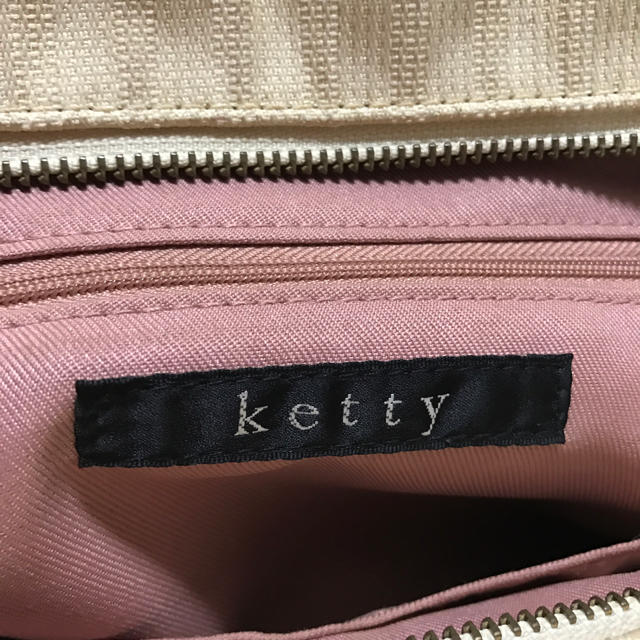 ketty(ケティ)のkettyのネイビー&アイボリー コンビ ハンドバッグ レディースのバッグ(ハンドバッグ)の商品写真