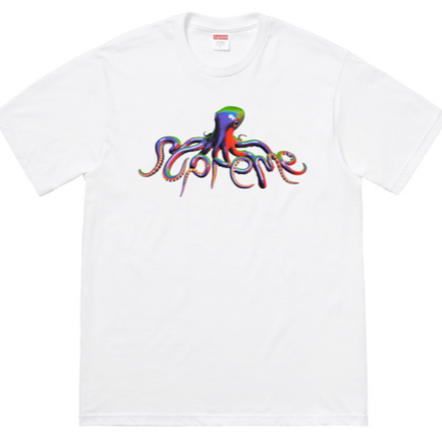 Supreme - 最安値 送料無料 Tentacles Tee 白 White XL 2018ss