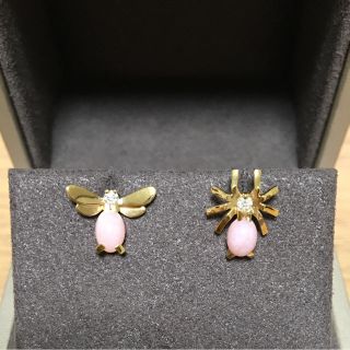 ショーメ(CHAUMET)のCHAUMET  アトラップモア  ピアス   蜘蛛  ＊  蜜蜂(ピアス)