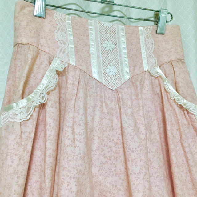 GUNNE SAX(ガニーサックス)のGUNNE SAX ピンクスカート レディースのスカート(ロングスカート)の商品写真