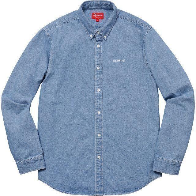 Supreme Washed Twill Shirt シュプリーム デニムシャツ