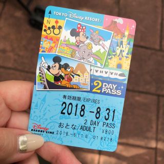 ディズニー(Disney)のディズニー モノレール ２dayフリーパス(その他)