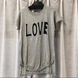 ジェットレーベル(JET LABEL)のjet ニット LOVE tシャツ(Tシャツ(半袖/袖なし))