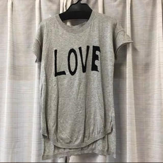 ジェットレーベル(JET LABEL)のjet ニット LOVE tシャツ(Tシャツ(半袖/袖なし))