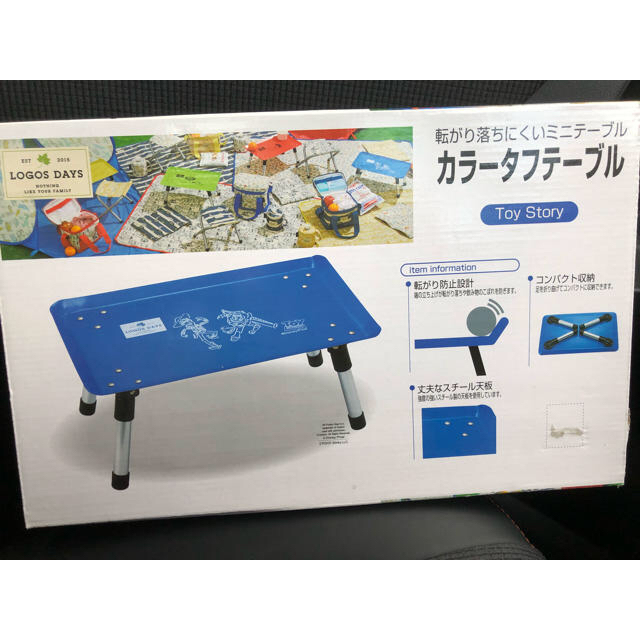 【新品】ロゴス　カラータフテーブル　トイストーリー