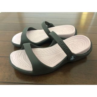 クロックス(crocs)の☆クロックス W5 21cm 美品☆(サンダル)