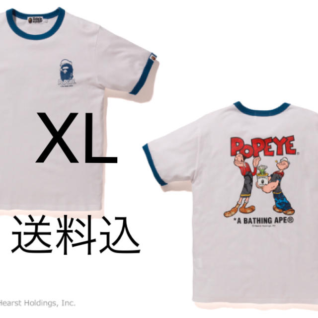 A BATHING APE × POPEYE コラボ BAPE Tシャツ XL