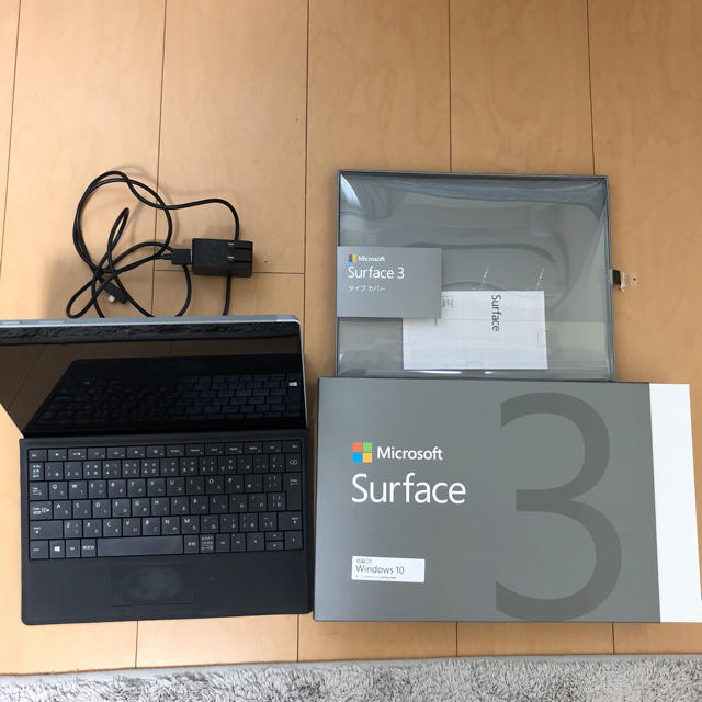 Microsoft(マイクロソフト)のsurface 3 64GB, 2GB RAM タイプカバー付き スマホ/家電/カメラのPC/タブレット(タブレット)の商品写真