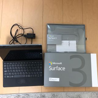 マイクロソフト(Microsoft)のsurface 3 64GB, 2GB RAM タイプカバー付き(タブレット)