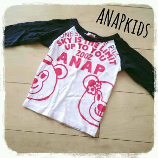 アナップキッズ(ANAP Kids)のANAPkids♥ラグランロンtee80(その他)