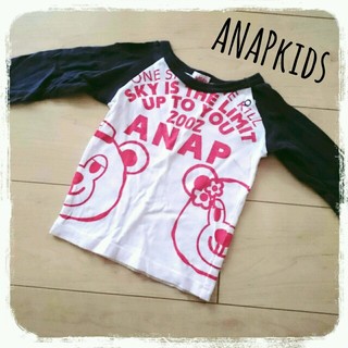 アナップキッズ(ANAP Kids)のANAPkids♥ラグランロンtee80(その他)