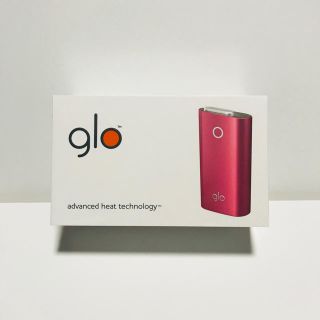 グロー(glo)の新品 未開封 登録済み glo グロー シャンパンレッド 限定 即日発送  (タバコグッズ)