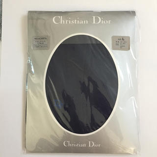 クリスチャンディオール(Christian Dior)のタイツ 紺  Lサイズ(タイツ/ストッキング)