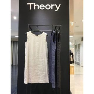 セオリー(theory)のtheory  ワンピース ブラック(ひざ丈ワンピース)