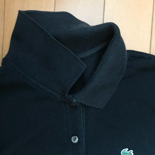 LACOSTE(ラコステ)のラコステ 黒 ポロシャツ レディースのトップス(ポロシャツ)の商品写真