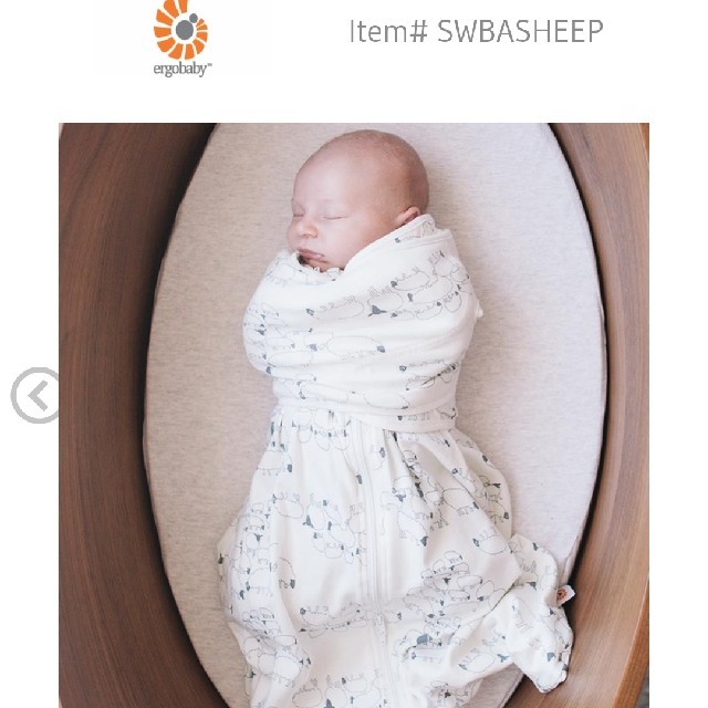 Ergobaby(エルゴベビー)の週末限定値下げ　スワドラー　swaddler ergobaby seep/エルゴ キッズ/ベビー/マタニティのこども用ファッション小物(おくるみ/ブランケット)の商品写真