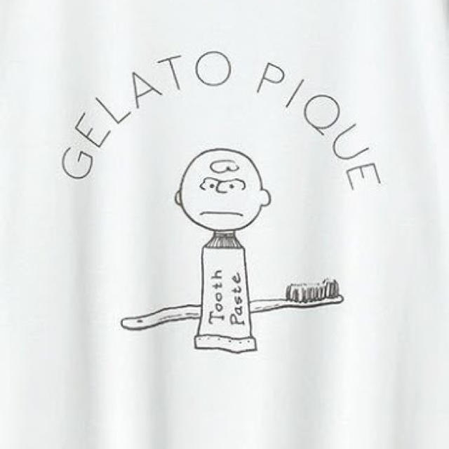 gelato pique(ジェラートピケ)のgelato pique PEANUTSコラボ モダールベアＴシャツ レディースのトップス(Tシャツ(半袖/袖なし))の商品写真