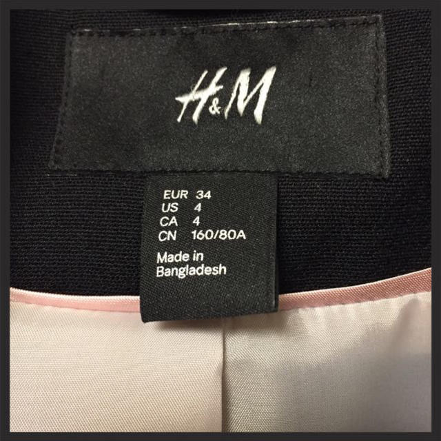 H&M(エイチアンドエム)のH&M レディースのジャケット/アウター(テーラードジャケット)の商品写真