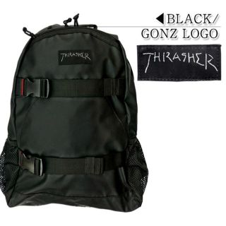 スラッシャー(THRASHER)の新品未使用品 THRASHER 黒 BLACK ブラック BACKPACK(リュック/バックパック)