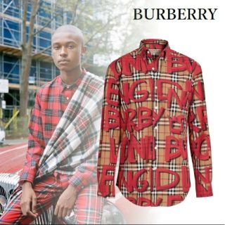 バーバリー(BURBERRY)のBURBERRY グラフィティヴィンテージチェックシャツ(シャツ)