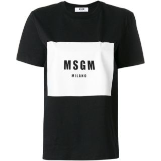 エムエスジイエム(MSGM)の定番！MSGM ボックスロゴプリント Tシャツ(Tシャツ(半袖/袖なし))