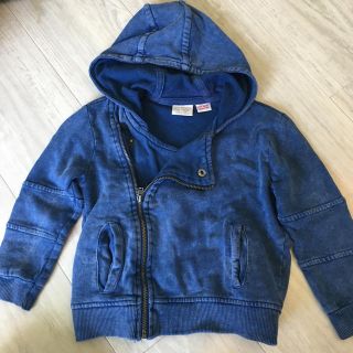 ザラキッズ(ZARA KIDS)のデニム風ライダーストレーナー(トレーナー)