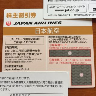 ジャル(ニホンコウクウ)(JAL(日本航空))のJAL株主割引券(その他)