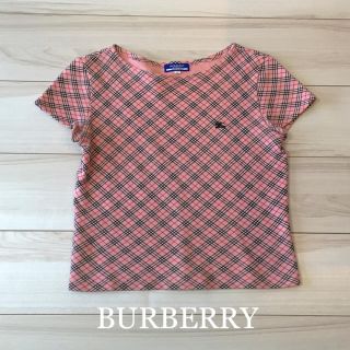 バーバリーブルーレーベル(BURBERRY BLUE LABEL)のバーバリー♡チェックトップス(カットソー(半袖/袖なし))