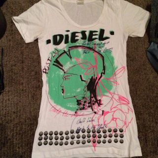 ディーゼル(DIESEL)のdiesel デザインTシャツ(Tシャツ(半袖/袖なし))