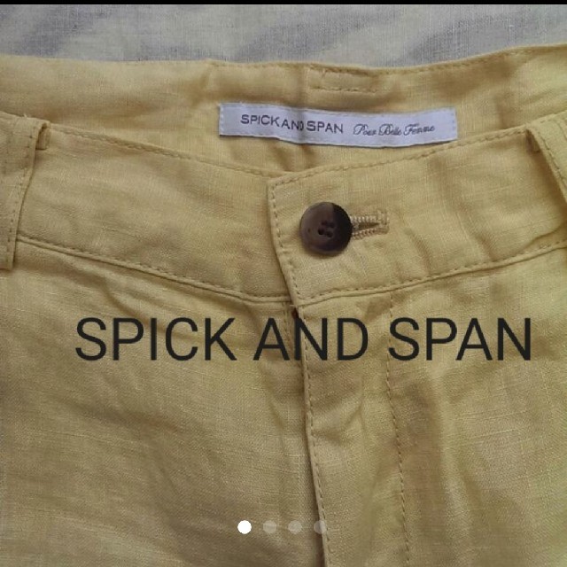 Spick & Span(スピックアンドスパン)のSPICK AND SPAN 麻パンツ レディースのパンツ(カジュアルパンツ)の商品写真