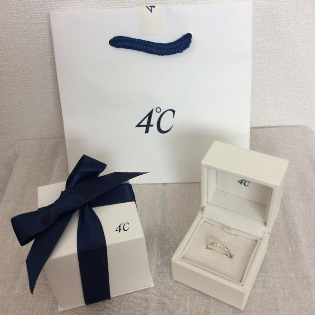 4℃(ヨンドシー)の4℃ エターナルシルバー ピンキーリング #3 レディースのアクセサリー(リング(指輪))の商品写真