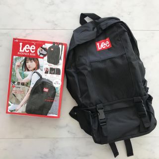 リー(Lee)の新品☆Lee BACKPACK BOOK RED version 赤 ムック本(リュック/バックパック)