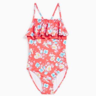 ザラ(ZARA)のzara♡フラワー柄ワンピース水着👙新品！(水着)