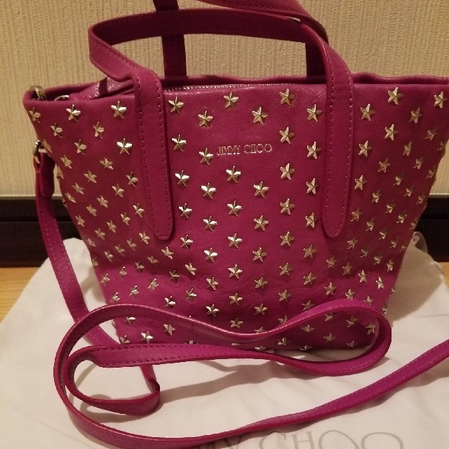 JIMMY CHOO(ジミーチュウ)のJIMMY CHOO　スタッズショルダーバッグ レディースのバッグ(ショルダーバッグ)の商品写真