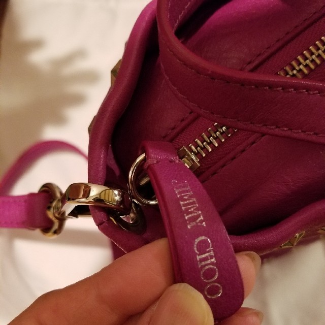 JIMMY CHOO(ジミーチュウ)のJIMMY CHOO　スタッズショルダーバッグ レディースのバッグ(ショルダーバッグ)の商品写真