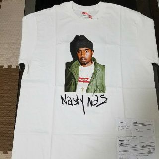 シュプリーム(Supreme)の17aw シュプリーム Supreme Nas tee 白L(Tシャツ/カットソー(半袖/袖なし))