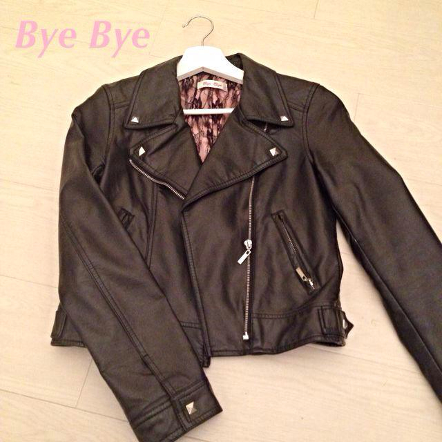 ByeBye(バイバイ)のBye Bye ライダース レディースのジャケット/アウター(ライダースジャケット)の商品写真