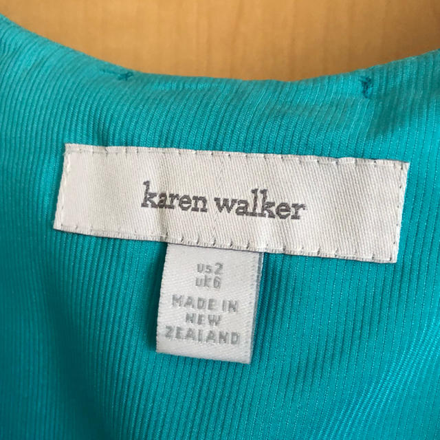 KAREN WALKER(カレンウォーカー)の【さくら様専用】カレンウォーカー 袖フリル ワンピース  レディースのワンピース(ミニワンピース)の商品写真