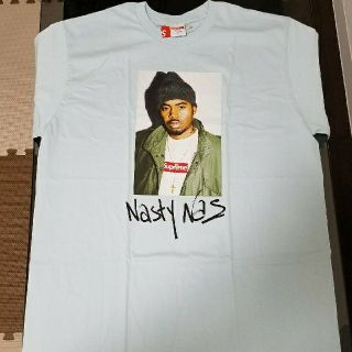 シュプリーム(Supreme)の17aw シュプリーム Supreme Nas tee 水色L(Tシャツ/カットソー(半袖/袖なし))