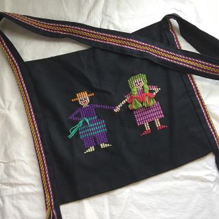 ロキエ(Lochie)のレトロ vintage 刺繍 ショルダー トートバック(ショルダーバッグ)