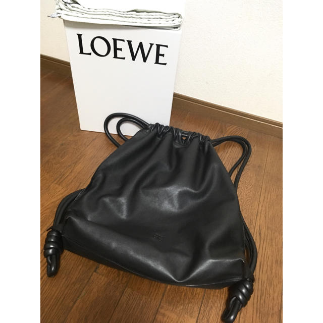 LOEWE ロエベ  ヤゴ　ブラック　バックパック