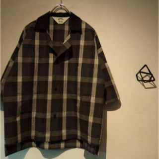 サンシー(SUNSEA)の新品 SUNSEA 18SS CHECK FRIED SHRIMP SHIRT(シャツ/ブラウス(半袖/袖なし))