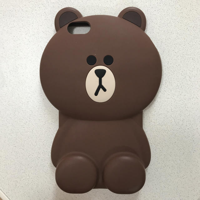 iPhone(アイフォーン)のiPhone 6 Plus (LINE Friends)ブラウン カバー スマホ/家電/カメラのスマホアクセサリー(iPhoneケース)の商品写真