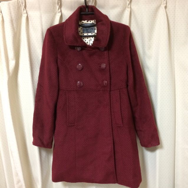 SpRay(スプレイ)の赤のコート レディースのジャケット/アウター(ロングコート)の商品写真