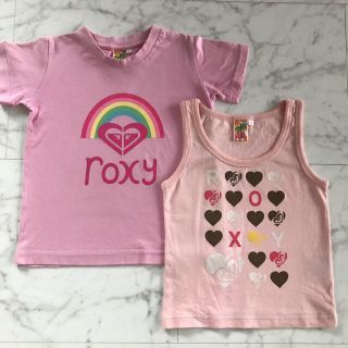 ロキシー(Roxy)の＊ROXY＊ ロキシー 110cm 半袖Tシャツ&ノースリーブセット サーフ系(Tシャツ/カットソー)