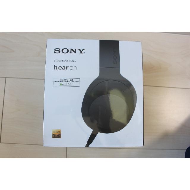 SONY - SONY h.ear on ヘッドホン チャコールブラック MDR-100A